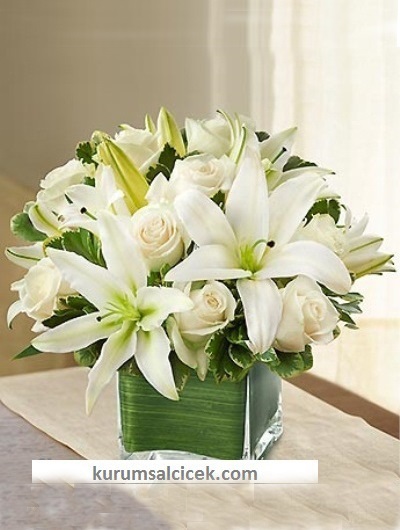 Dekoratif Beyaz Aranjman Özel