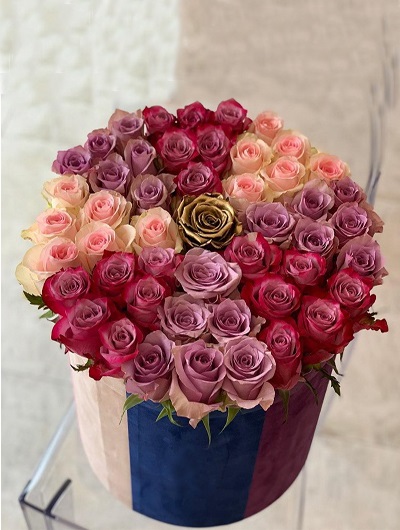 Kutuda Renkli Güller 5904