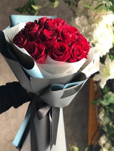 Gül Buketi 21 Adet Kırmızı Gül