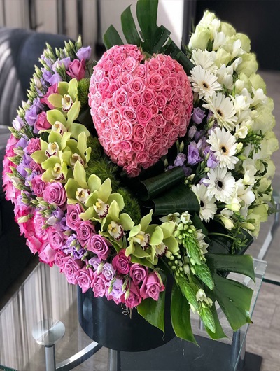 Kutu İçerisinde Renkli Çiçekler 5493